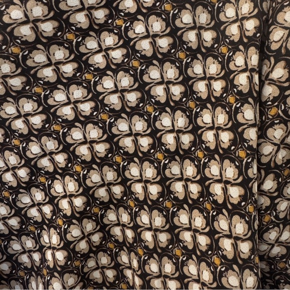 Max Studio Floral Ruffle Sleeve Faux Wrap Blouse - Picture 3 of 10